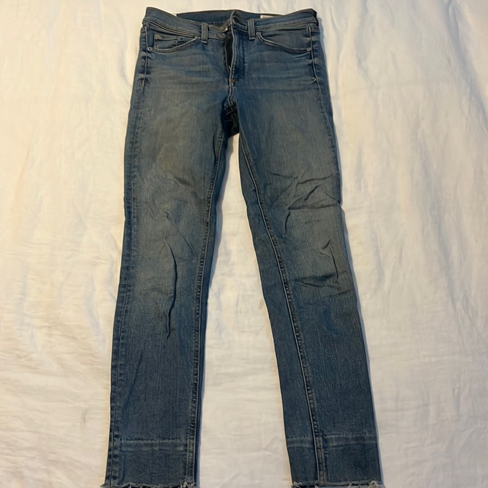 Rag and bone high rise skinny jeans